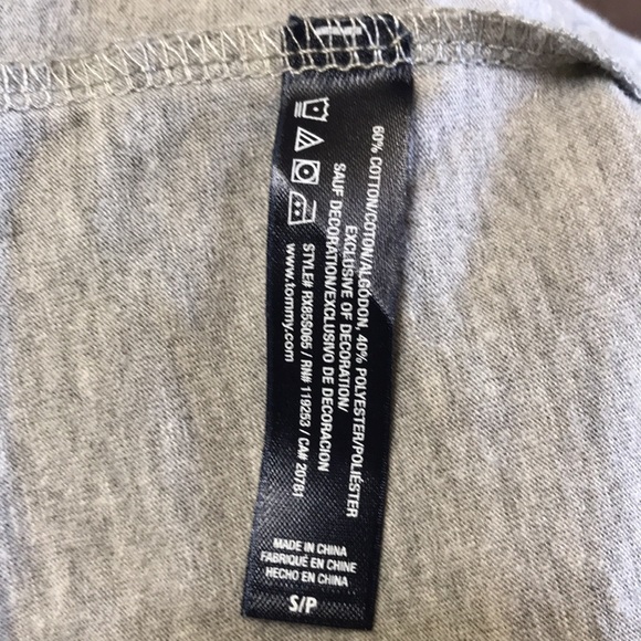 Tommy Hilfiger Grey Long Sleeve T-Shirt Top - Picture 4 of 7